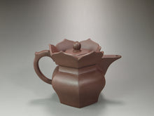 Load image into Gallery viewer, Fully Handmade Zini Monk's Hat Yixing Teapot 全手工原矿紫泥僧帽壶 500ml