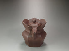 Load image into Gallery viewer, Fully Handmade Zini Monk's Hat Yixing Teapot 全手工原矿紫泥僧帽壶 500ml