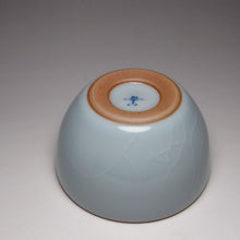 Load image into Gallery viewer, 100ml Chicken Egg Royal Jade Ruyao Teacup 汝窑御青缸杯