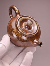 Load image into Gallery viewer, Wood Fired Wide Spout Nixing Teapot by Li Wenxin 李文新柴烧坭兴壶 105ml