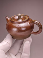 Load image into Gallery viewer, Wood Fired Wide Spout Nixing Teapot by Li Wenxin 李文新柴烧坭兴壶 105ml
