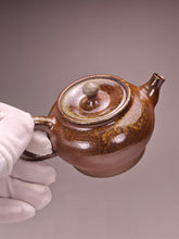 Load image into Gallery viewer, Wood Fired Wide Spout Nixing Teapot by Li Wenxin 李文新柴烧坭兴壶 105ml