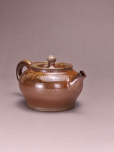 Load image into Gallery viewer, Wood Fired Wide Spout Nixing Teapot by Li Wenxin 李文新柴烧坭兴壶 105ml