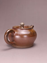 Load image into Gallery viewer, Wood Fired Wide Spout Nixing Teapot by Li Wenxin 李文新柴烧坭兴壶 105ml