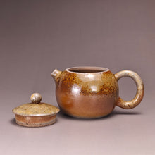 Load image into Gallery viewer, Wood Fired Tall Xishi Nixing Teapot by Li Wenxin 李文新柴烧坭兴高西施壶 125ml