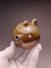 Load image into Gallery viewer, Wood Fired Tall Xishi Nixing Teapot by Li Wenxin 李文新柴烧坭兴高西施壶 125ml