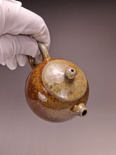Load image into Gallery viewer, Wood Fired Tall Xishi Nixing Teapot by Li Wenxin 李文新柴烧坭兴高西施壶 125ml