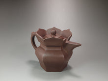 Load image into Gallery viewer, Fully Handmade Zini Monk's Hat Yixing Teapot 全手工原矿紫泥僧帽壶 500ml