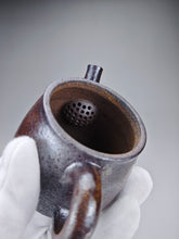 Load image into Gallery viewer, Wood Fired Wide Julunzhu Nixing Teapot by Li Wenxin 李文新柴烧巨轮珠 110ml