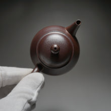 Load image into Gallery viewer, Raw Wood Fired Lao Zini Bale Shuiping Yixing Teapot 老紫泥生胚柴烧芭乐水平 110ml