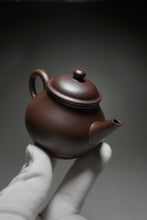 Load image into Gallery viewer, Raw Wood Fired Lao Zini Bale Shuiping Yixing Teapot 老紫泥生胚柴烧芭乐水平 110ml