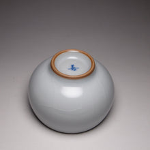 Load image into Gallery viewer, 110ml Moon White Ruyao Round Teacup 汝窑月白圆珠杯