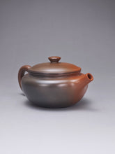 Load image into Gallery viewer, 114ml Fanggu Nixing Teapot with Yaobian by Li Wenxin 李文新坭兴阴阳仿古壶