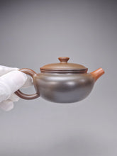 Load image into Gallery viewer, 114ml Fanggu Nixing Teapot with Yaobian by Li Wenxin 李文新坭兴阴阳仿古壶