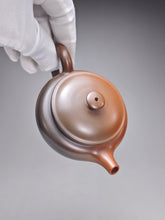 Load image into Gallery viewer, 114ml Fanggu Nixing Teapot with Yaobian by Li Wenxin 李文新坭兴阴阳仿古壶