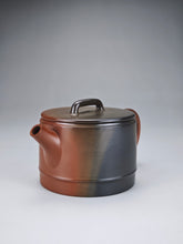 Load image into Gallery viewer, 120ml Nixing Bamboo Stump Teapot with Yaobian by Li Wenxin 李文新阴阳竹节
