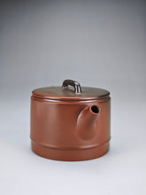 Load image into Gallery viewer, 120ml Nixing Bamboo Stump Teapot with Yaobian by Li Wenxin 李文新阴阳竹节