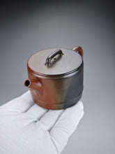 Load image into Gallery viewer, 120ml Nixing Bamboo Stump Teapot with Yaobian by Li Wenxin 李文新阴阳竹节