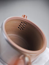 Load image into Gallery viewer, 120ml Nixing Bamboo Stump Teapot with Yaobian by Li Wenxin 李文新阴阳竹节