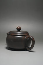 Load image into Gallery viewer, 120ml Bian Julunzhu Nixing Teapot by Li Wenxin 李文新泥兴扁巨轮珠