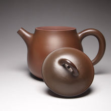 Load image into Gallery viewer, 120ml Red-Brown Oval Nixing Teapot by Li Wenxin 李文新泥兴壶