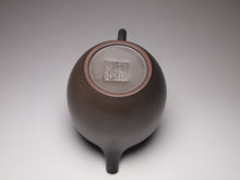 Load image into Gallery viewer, 120ml Tall Fanggu Nixing Teapot Dark Grey by Li Wenxin 李文新泥兴仿古壶