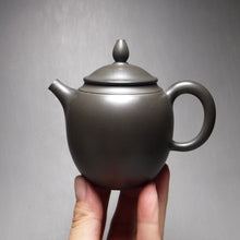 Load image into Gallery viewer, 120ml Tall Fanggu Nixing Teapot Dark Grey by Li Wenxin 李文新泥兴仿古壶