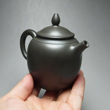 Load image into Gallery viewer, 120ml Tall Fanggu Nixing Teapot Dark Grey by Li Wenxin 李文新泥兴仿古壶