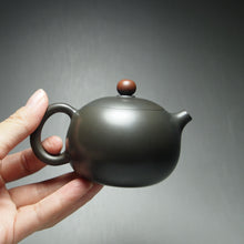 Load image into Gallery viewer, 120ml Red Knob Xishi Nixing Teapot by Li Wenxin 李文新坭兴西施壶