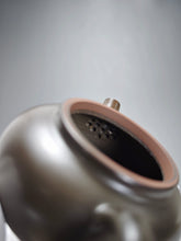 Load image into Gallery viewer, 120ml Fanggu Nixing Teapot with Yaobian by Li Wenxin 李文新泥兴阴阳仿古壶