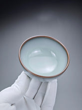 Load image into Gallery viewer, 120ml Zen Series Ruyao Teacup 汝窑悟道杯