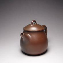 Load image into Gallery viewer, 120ml Red-Brown Oval Nixing Teapot by Li Wenxin 李文新泥兴壶