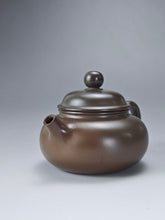 Load image into Gallery viewer, 120ml Fanggu Nixing Teapot with Yaobian by Li Wenxin 李文新泥兴阴阳仿古壶