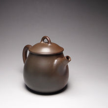 Load image into Gallery viewer, 120ml Red-Brown Oval Nixing Teapot by Li Wenxin 李文新泥兴壶