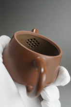 Load image into Gallery viewer, 125ml Bian Hanwa Nixing Teapot by Li Wenxin 李文新坭兴扁汉瓦