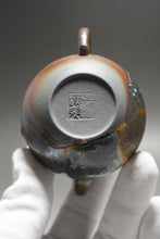 Load image into Gallery viewer, Wood Fired Handpicked TianQingNi Lianzi Yixing Teapot No.4 柴烧天青泥莲子 125ml