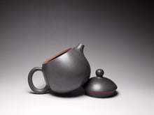 Load image into Gallery viewer, Grey 125ml Dragon Egg Nixing Teapot by Li Wenxin 李文新坭兴龙蛋壶
