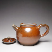 Load image into Gallery viewer, Wood Fired Round Classic Nixing Teapot 柴烧泥兴壶 125ml