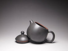 Load image into Gallery viewer, Grey 125ml Dragon Egg Nixing Teapot by Li Wenxin 李文新坭兴龙蛋壶