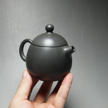 Load image into Gallery viewer, Grey 125ml Dragon Egg Nixing Teapot by Li Wenxin 李文新坭兴龙蛋壶