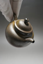 Load image into Gallery viewer, Wood Fired Handpicked TianQingNi Lianzi Yixing Teapot 柴烧天青泥莲子 125ml