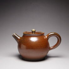 Load image into Gallery viewer, Wood Fired Round Classic Nixing Teapot 柴烧泥兴壶 125ml