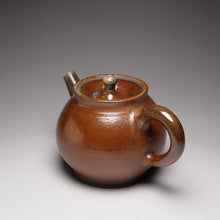 Load image into Gallery viewer, Wood Fired Round Classic Nixing Teapot 柴烧泥兴壶 125ml