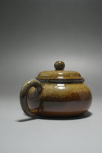 Load image into Gallery viewer, Wood Fired Little Round Nixing Teapot by Li Wenxin 李文新柴烧坭兴壶 125ml