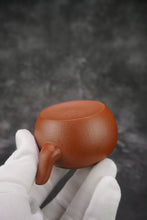 Load image into Gallery viewer, Zhuni Dahongpao Ming Style Limao Yixing Teapot 朱泥大红袍明式笠帽 125ml