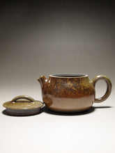 Load image into Gallery viewer, Wood Fired Guweng Nixing Teapot by Li Wenxin 坭兴李文新柴烧古瓮 125ml