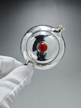 Load image into Gallery viewer, 999 Pure Silver Handmade Fanggu Teapot 全手工纯银999仿古壶 130ml