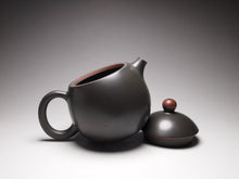 Load image into Gallery viewer, 130ml Red Knob Dragon Egg Nixing Teapot by Li Wenxin 李文新坭兴龙蛋