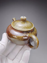 Load image into Gallery viewer, Wood Fired Shuiping Nixing Teapot by Li Wenxin 李文新柴烧坭兴水平壶 130ml