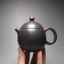 Load image into Gallery viewer, 130ml Red Knob Dragon Egg Nixing Teapot by Li Wenxin 李文新坭兴龙蛋
